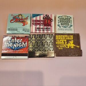 Vintage Casino Matchbook Lot - Las Vegas Hotel & Casino Logos